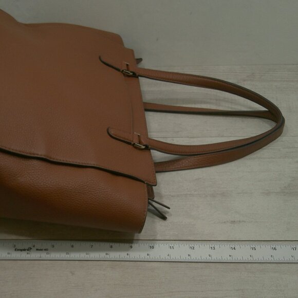 Kate Spade Jackson Satchel Gingerbread Minimalist Leather Bag Purse Pocketbook - Picture 7 of 13